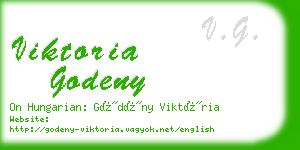 viktoria godeny business card